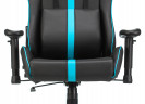 Кресло игровое A4Tech X7 GG-1200 черный/голубой эко.кожа крестов. пластик