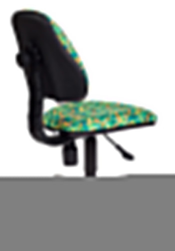 Кресло детское Бюрократ KD-4 зеленый карандаши крестов. пластик