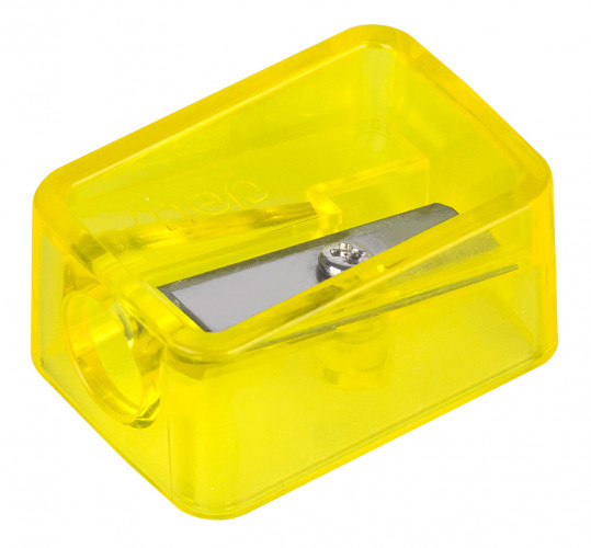 Точилка для карандашей ручная Deli EH034 Comico 1 отверстие пластик ассорти