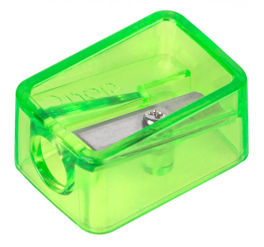 Точилка для карандашей ручная Deli EH034 Comico 1 отверстие пластик ассорти