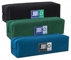 Пенал Deli 67067 ассорти 1отд. 215х55х55 ткань