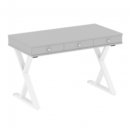 Home Office Стол письменный VR.SP-1-118.M Серый/Белый металл 1180*600*750