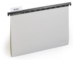 Папка подвесная Durable 2563-10 A4 пластик серый