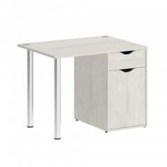 Home Office Стол письменный VR.SP-3-98.1 Дуб наварра/Хром опоры 980*720*750