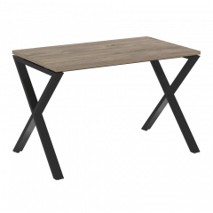 Loft Стол рабочий VR.L-SRX-2.7 Тиквуд тёмный/Чёрный металл 1180*720*750