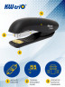 Степлер Kw-Trio 05665black Dolphin 24/6 26/6 (20листов) черный 150скоб металл/пластик