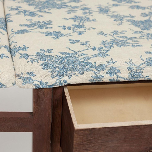 Гладильный комод с 1 корзиной и 1 ящиком Secret De Maison LA GRAN (mod.XD1156), дерево павловния, мдф, 124х33х74см, brown (коричневый)