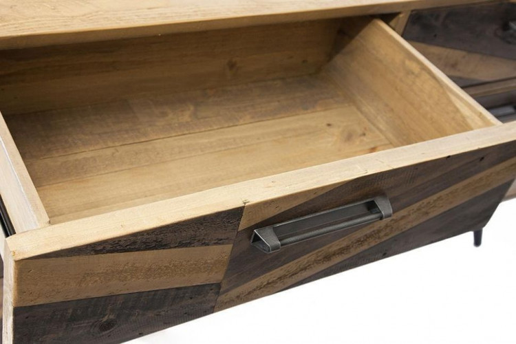 Комод Secret De Maison LARGO (mod. LAR B04), дерево акация, 80х140х45см, brown recycled