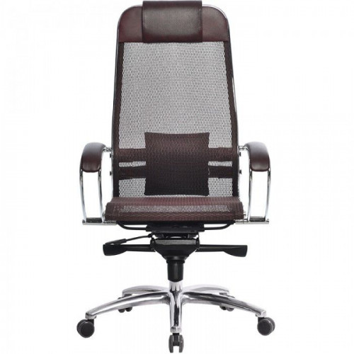 Кресло Метта Samurai S-1.04 MPES бордовый, сетчатая ткань