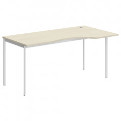 Стол эргономичный СА-1S(R) Клен*/Белый 1600х900х755 IMAGO-S