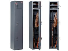 Оружейный сейф Aiko Беркут 150/2 KL (2 ключевых замка)