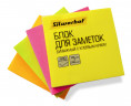 Блок самоклеящийся бумажный Silwerhof 682161-05 76x76мм 100лист. 75г/м2 неон желтый