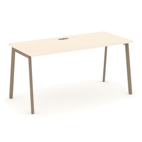 Estetica Стол рабочий ES.SP-4-LP Сатин/Латте металл 1580*730*750
