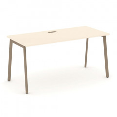 Estetica Стол рабочий ES.SP-4-LP Сатин/Латте металл 1580*730*750