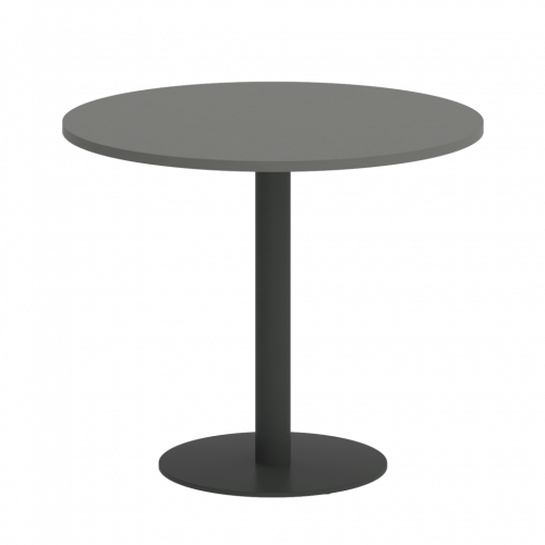 Home Office Стол круглый VR.SP-5-90.1 Металлик/Антрацит металл 900*900*750