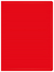 Папка с 20 прозр.вклад. Бюрократ DeLuxe DLV20RED A4 пластик 0.7мм красный