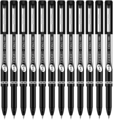 Набор ручек гелев. Deli (S33-P) ассорти d=0.5мм черн. черн. кор.карт. (12шт) линия 0.35мм