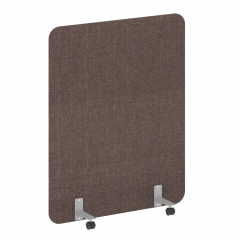 R-line soft Перегородка на металлических опорах, на роликах AP.R-120-150 Romeo 04/Серый металл 1200*18*1500