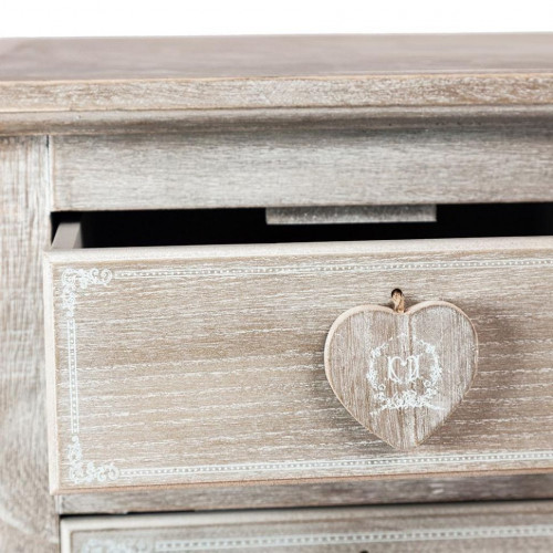 Комод Secret De Maison Lilou (mod. 63100), дерево павловния, мдф, 74х37,5х74см, Античный коричневый