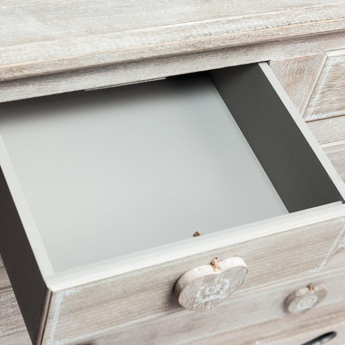 Комод Secret De Maison Lilou (mod. 63100), дерево павловния, мдф, 74х37,5х74см, Античный коричневый