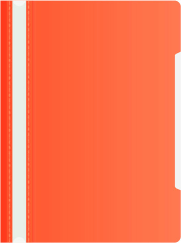 Папка-скоросшиватель Бюрократ -PS20RED A4 прозрач.верх.лист пластик красный 0.12/0.16