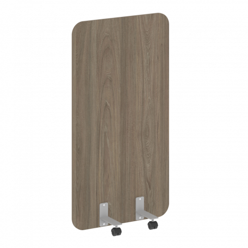 R-line Перегородка на металлических опорах, на роликах DP.R-80-150 Вяз/Серый металл 800*18*1500