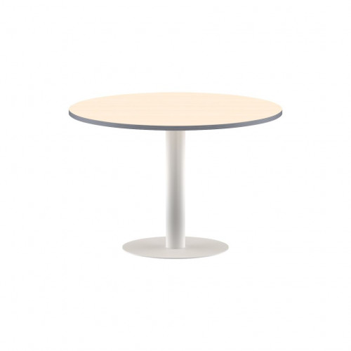 Конференц стол ПРГ-100 Клен/Белый D1000х750