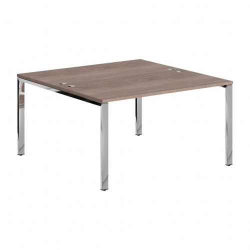 Стол 2-х местный XGWST 1414.1 Дуб Сонома/Нержавеющая сталь 1400х1406х750 XTEN GLOSS