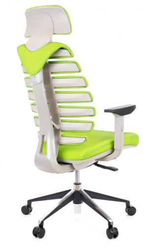 Кресло Everprof Ergo Grey Ткань Салатовый