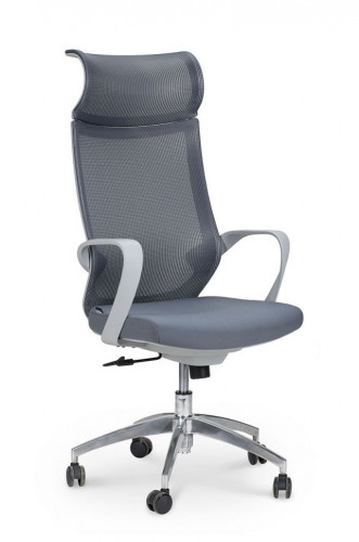 Кресло руководителя  Спэйс gray CH-193A-1-К304D-14*N204 aluminium base