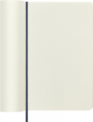 Блокнот Moleskine CLASSIC SOFT QP619B20 Large 130х210мм 192стр. пунктир мягкая обложка синий сапфир