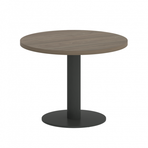 Home Office Стол журнальный круглый VR.SP-5-60.1G Вяз/Антрацит металл 600*600*450