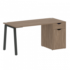 Home Office Стол письменный VR.SP-3-158.1.A Дуб аризона/Антрацит металл 1580*720*750