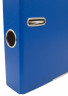 Папка-регистратор Silwerhof 355021-02 A4 75мм ПВХ/бумага синий мет.окант. сборная смен.карм. на кор.