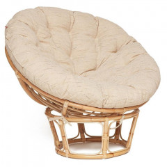 Кресло &quot;PAPASAN ECO&quot;  P115-1/SP STD / c подушкой, ремешками /, Natural (натуральный), ткань Старт