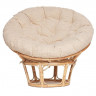 Кресло "PAPASAN ECO"  P115-1/SP STD / c подушкой, ремешками /, Natural (натуральный), ткань Старт