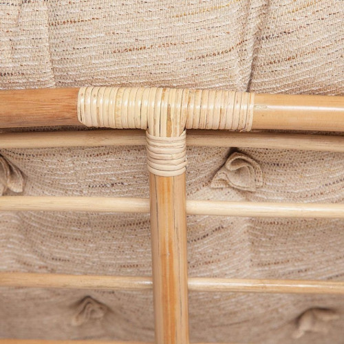 Кресло "PAPASAN ECO"  P115-1/SP STD / c подушкой, ремешками /, Natural (натуральный), ткань Старт