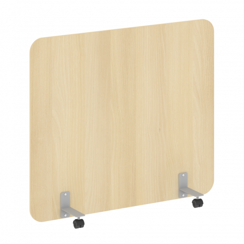 R-line Перегородка на металлических опорах, на роликах DP.R-140-120 Акация/Серый металл 1400*18*1200