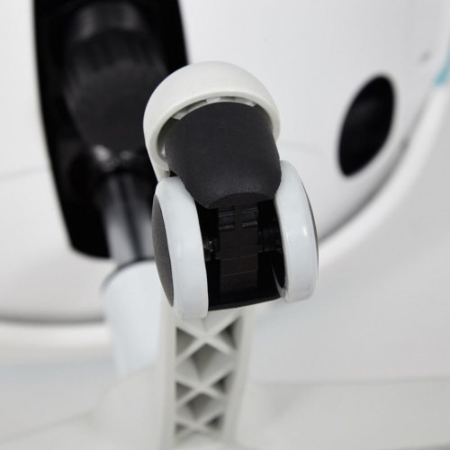 Кресло Happy white, ткань, голубой