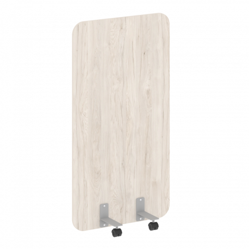 R-line Перегородка на металлических опорах, на роликах DP.R-80-150 Денвер светлый/Серый металл 800*18*1500