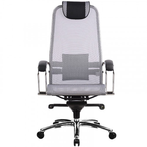 Кресло Метта Samurai S-1.04 MPES серый, сетчатая ткань