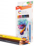 Карандаши цв. Deli EC00700 Color Emotion акварель. липа 12цв. коробка/европод.