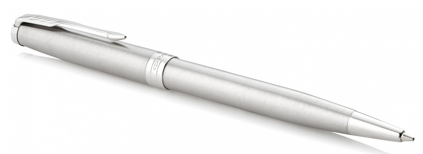 Ручка шариков. Parker Sonnet Core K526 (CW1931512) Stainless Steel CT M черн. черн. подар.кор.