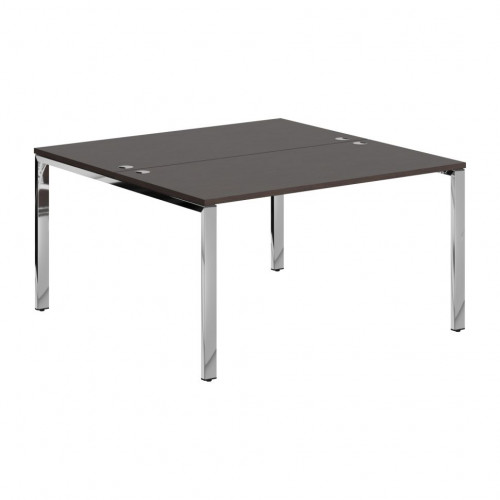 Стол 2-х местный XGWST 1414.1 Легно темный/Нержавеющая сталь 1400х1406х750 XTEN GLOSS