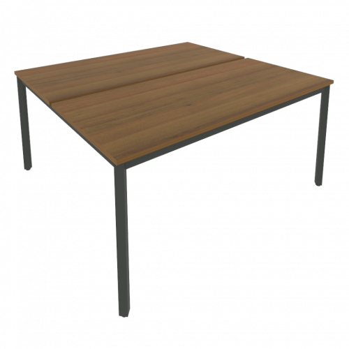 Slim Рабочая станция на металлокаркасе С.СП-6.3 Орех/Антрацит металл 1580*1475*750