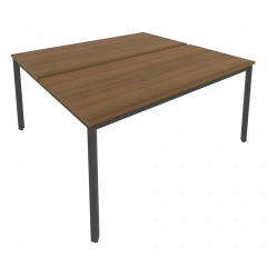 Slim Рабочая станция на металлокаркасе С.СП-6.3 Орех/Антрацит металл 1580*1475*750