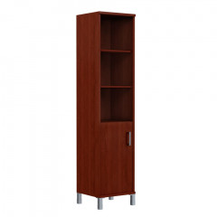 Шкаф-колонка высокая с глухой малой дверью B 431.2(L) Бургунди 475х450х2054 BORN