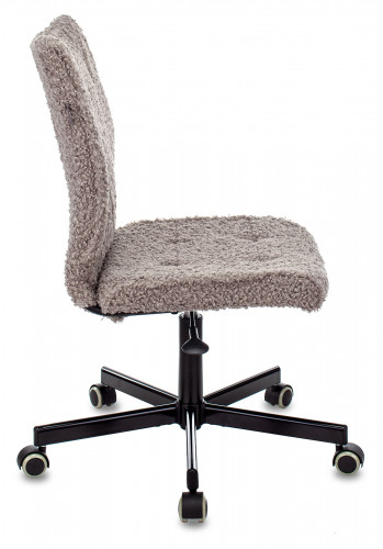 Кресло Бюрократ СН-330М серый экомех крестов. металл черный