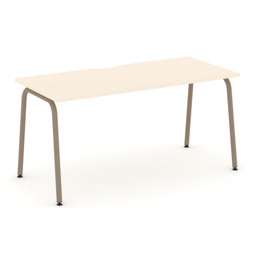 Estetica Стол рабочий ES.SP-4-VK Сатин/Латте металл 1580*730*750