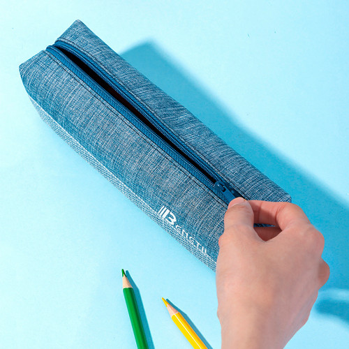 Пенал Deli EH929 ассорти 1отд. 215х55х60 ткань